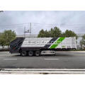 Camión de basura comprimida de semirremolque de 35 cbm